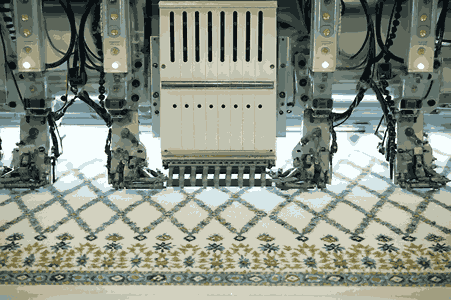 Double Side Twin Sequence Embroidery Machine